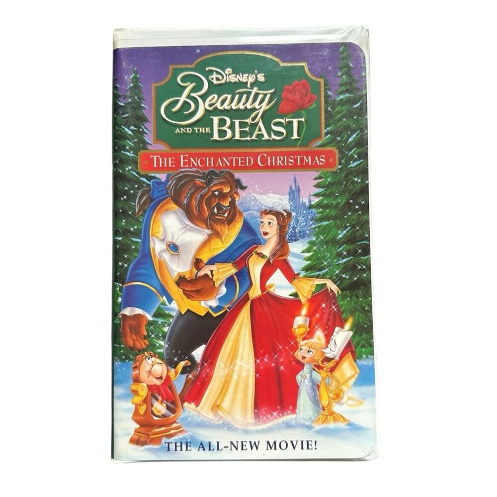 Disney’s Beauty and the Beast The Enchanted Christmas VHS Tape